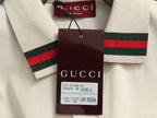 Gucci - Web Collar Cotton Pique Polo Shirt (Off-White)