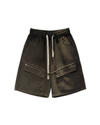 Loewe - Distressed Cargo Sweat Shorts (Washed Olive)