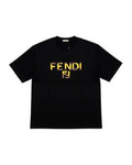 Fendi - Shadow Block Logo Oversized T-Shirt (Onyx Black)