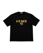 Fendi - Shadow Block Logo Oversized T-Shirt (Onyx Black)