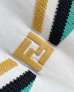 Fendi - Bag Bugs Eyes Knit Motif T-Shirt (Optic White)