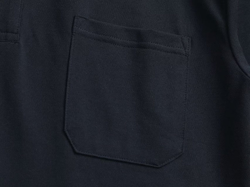 Gucci - Web Collar Cotton Pique Polo Shirt (Deep Navy)