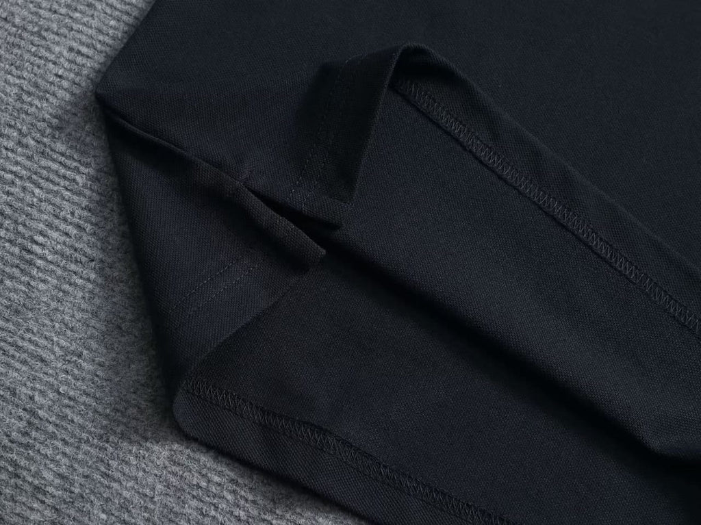 Gucci - Web Collar Cotton Pique Polo Shirt (Deep Navy)