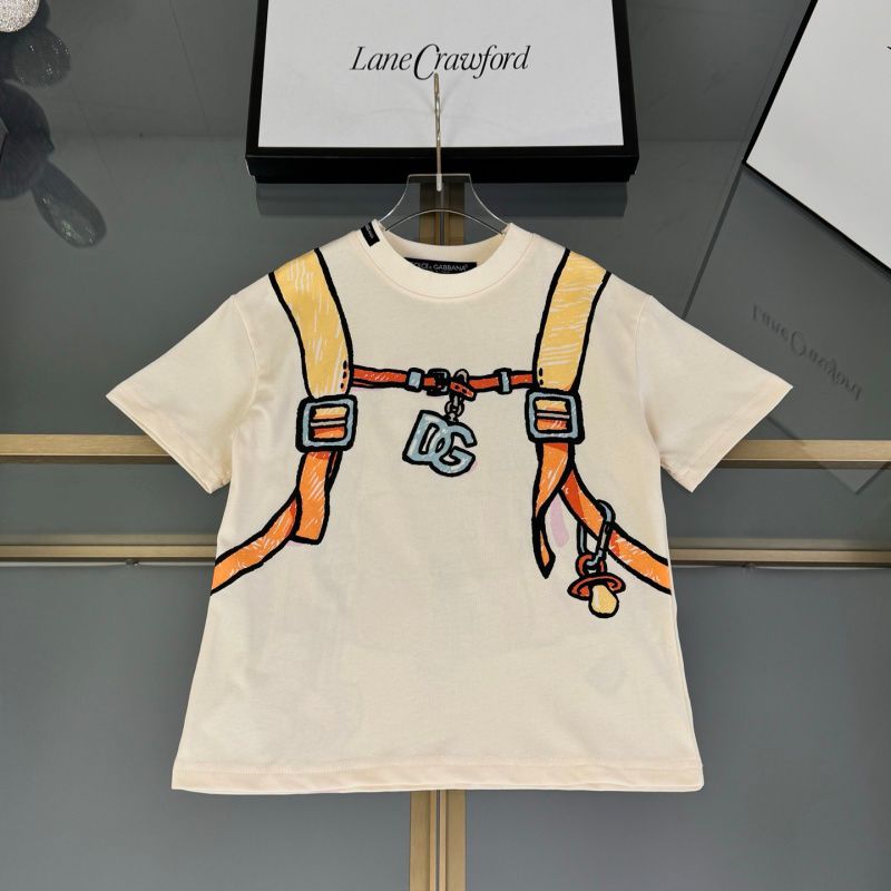 Dolce & Gabbana Kids - 'Trompe l'Oeil' Backpack Graphic Tee