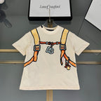 Dolce & Gabbana Kids - 'Trompe l'Oeil' Backpack Graphic Tee