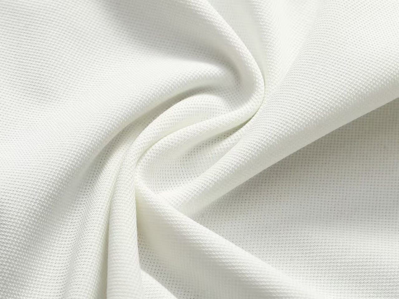 Fendi - Logo Jacquard Collar Cotton Polo Shirt (Optic White)