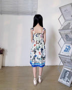 Dolce & Gabbana Kids - Butterfly Smocked Dress