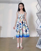 Dolce & Gabbana Kids - Butterfly Smocked Dress