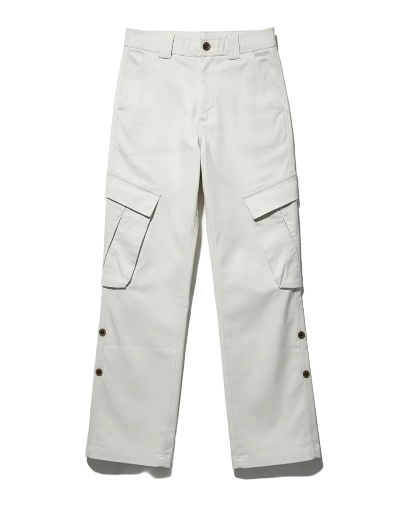Balenciaga - Snap-Button Utility Cargo Pants (Optic White)