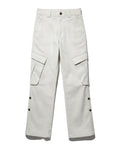 Balenciaga - Snap-Button Utility Cargo Pants (Optic White)