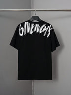 Givenchy - Brushstroke 4G Logo Heavyweight T-Shirt (Onyx Black)