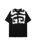 Givenchy - Brushstroke 4G Logo Heavyweight T-Shirt (Onyx Black)