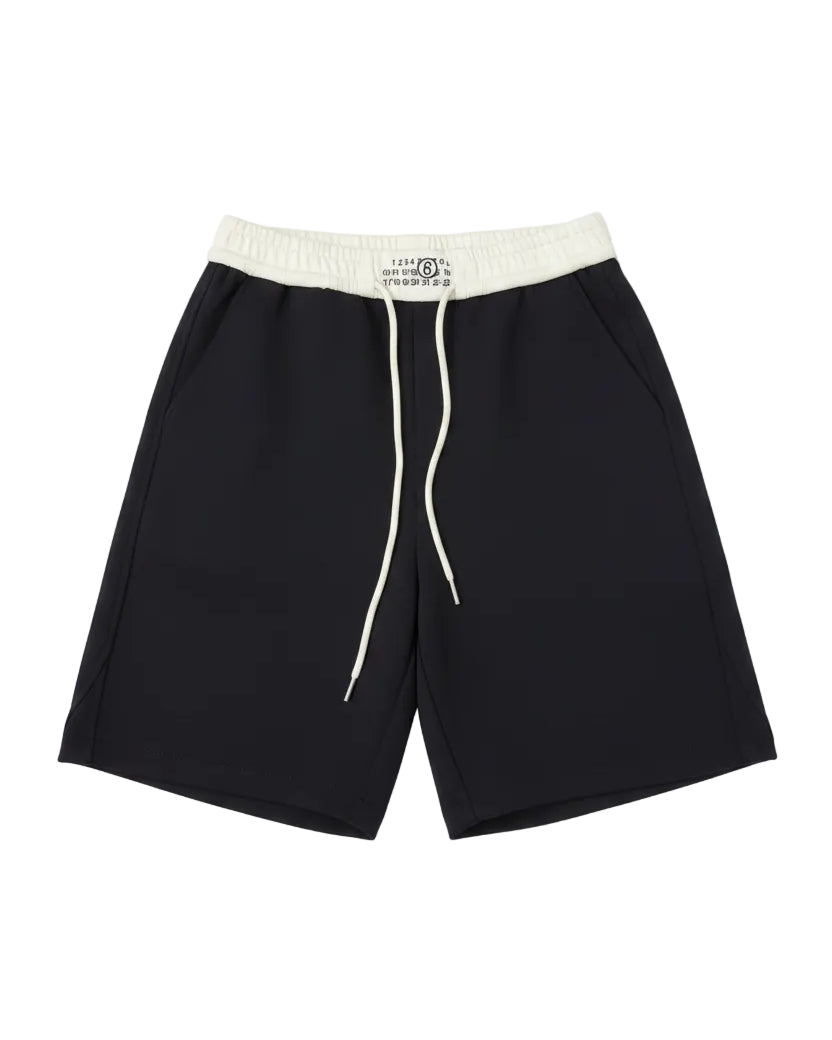 Maison Margiela - Numeric Logo Drawstring Shorts (Onyx Black)
