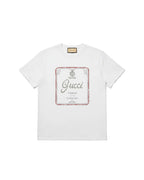 Gucci - Vintage Label Distressed Graphic T-Shirt (Optic White)