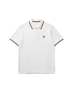 Loro Piana - Embroidered Crest Tipped Polo Shirt (Optic White)