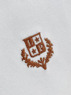 Loro Piana - Embroidered Crest Tipped Polo Shirt (Optic White)