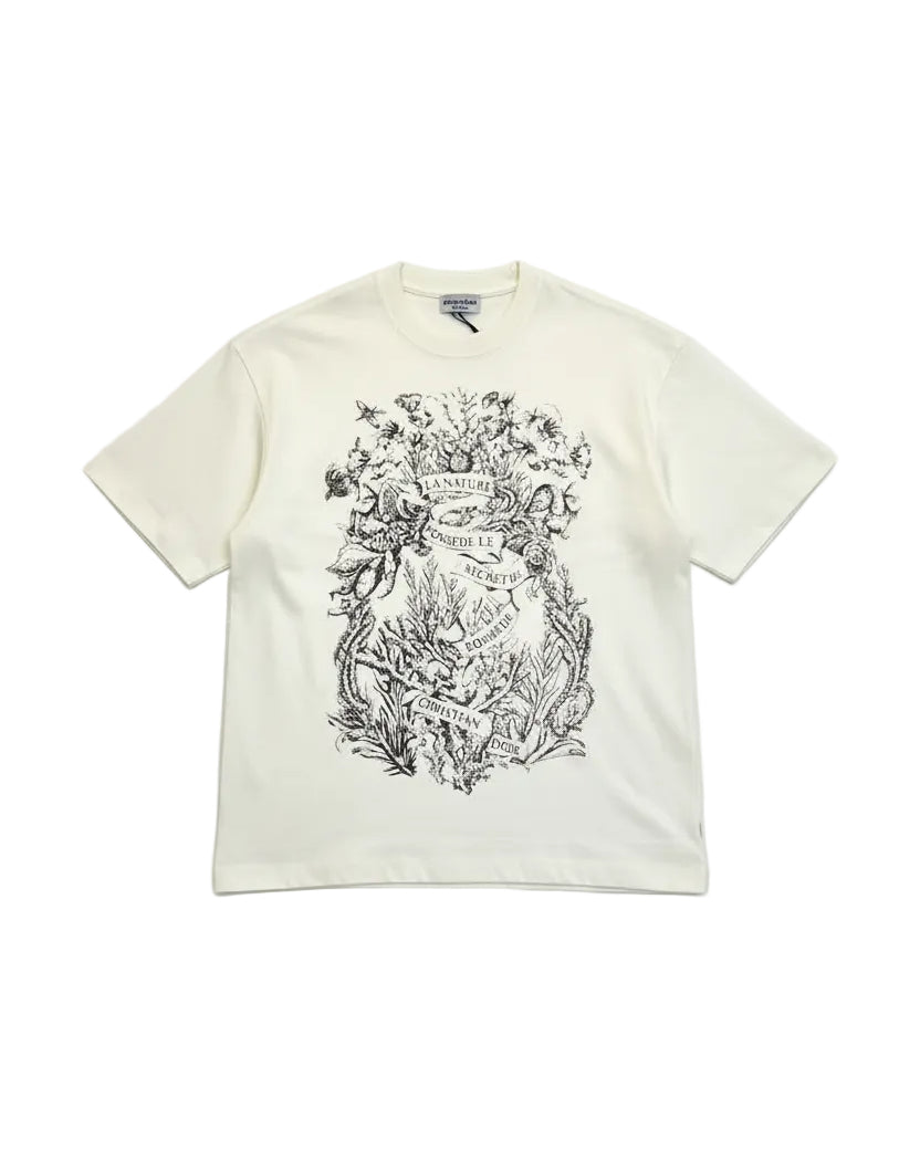 Dior - "La Nature" Baroque Illustrated Heavyweight T-Shirt (Optic White)
