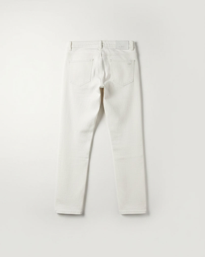 Loro Piana - Classic Five-Pocket Denim Trousers (Optic White)