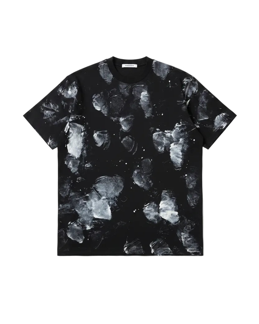 Maison Margiela - Painted Splash Numeric Logo Heavyweight T-Shirt (Onyx Black)