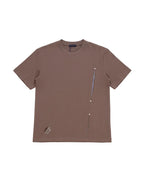 Louis Vuitton - Slit-Detail Terry Knit T-Shirt (Mauve Taupe)