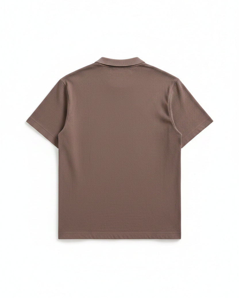 Louis Vuitton - Slit-Detail Terry Knit T-Shirt (Mauve Taupe)