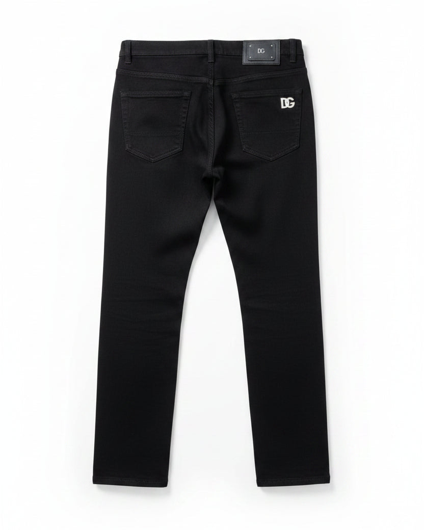 Dolce & Gabbana - Classic Five-Pocket Denim Trousers (Onyx Black)