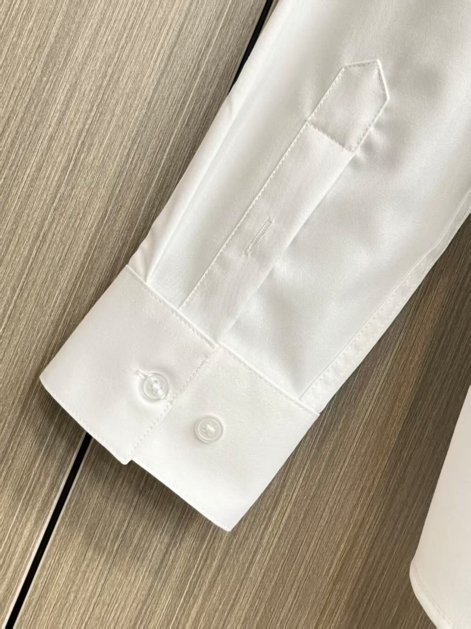 Louis Vuitton - Monogram Point Collar Dress Shirt (Optic White)