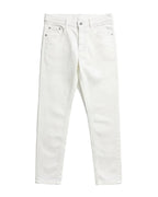 Giorgio Armani - Minimalist Five-Pocket Denim Trousers (Optic White)