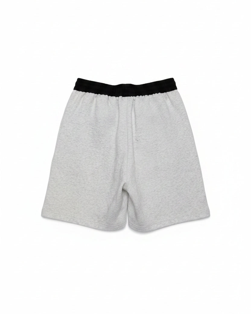 Maison Margiela - Numeric Logo Two-Tone Drawstring Lounge Shorts (Heather Gray)