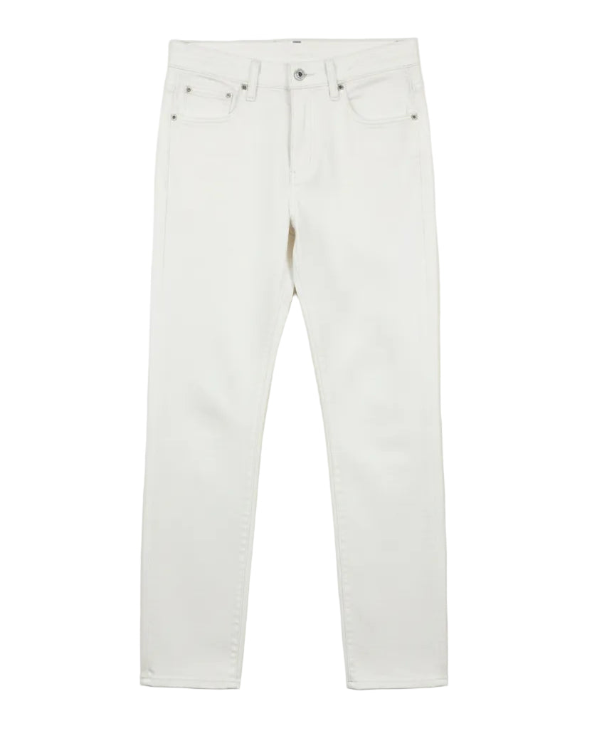 Brioni - Tonal Stitching Five-Pocket Denim Trousers (Mist Gray)