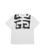 Givenchy - Brushstroke 4G Logo Heavyweight T-Shirt (Optic White)