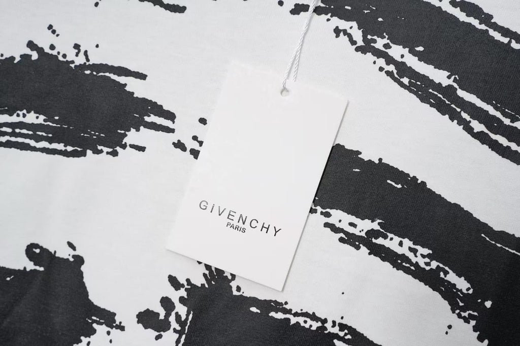 Givenchy - Brushstroke 4G Logo Heavyweight T-Shirt (Optic White)