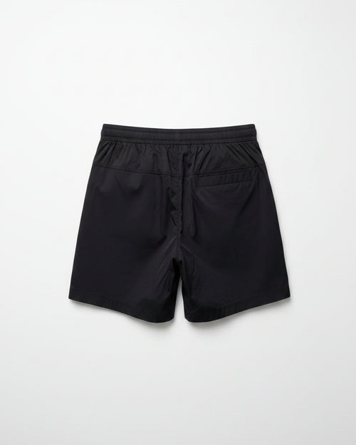 Balmain - Tonal Stripe Drawstring Luxury Shorts (Onyx Black)