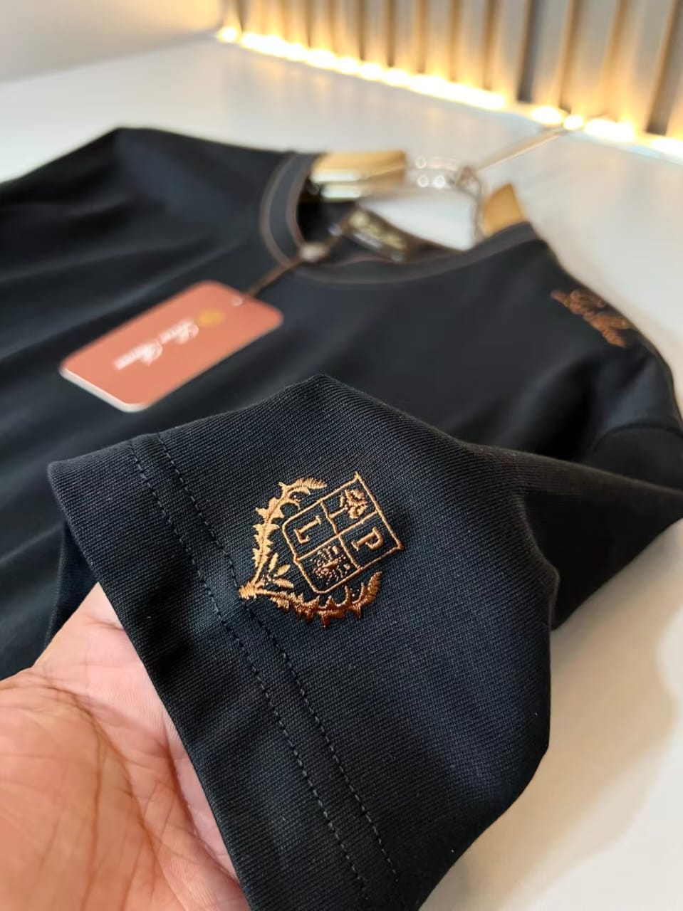 Loro Piana - Black T-shirt and Shorts Set