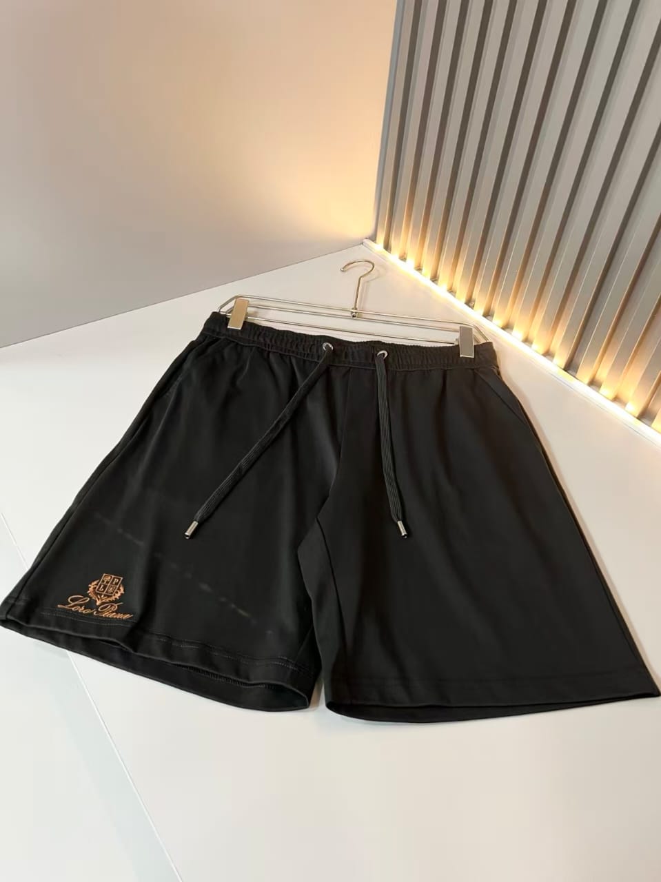Loro Piana - Black T-shirt and Shorts Set