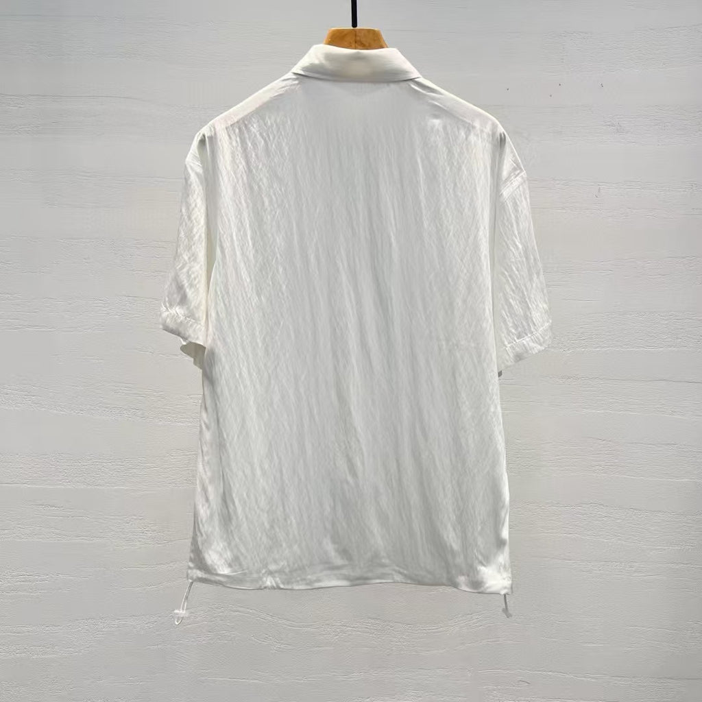 Balenciaga - Pinstripe Double Pocket Shirt - White