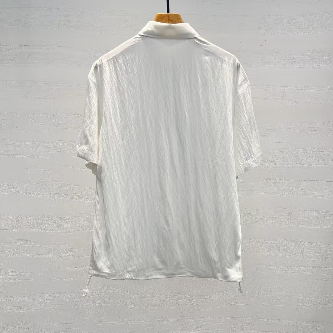 Balenciaga - Pinstripe Double Pocket Shirt - White