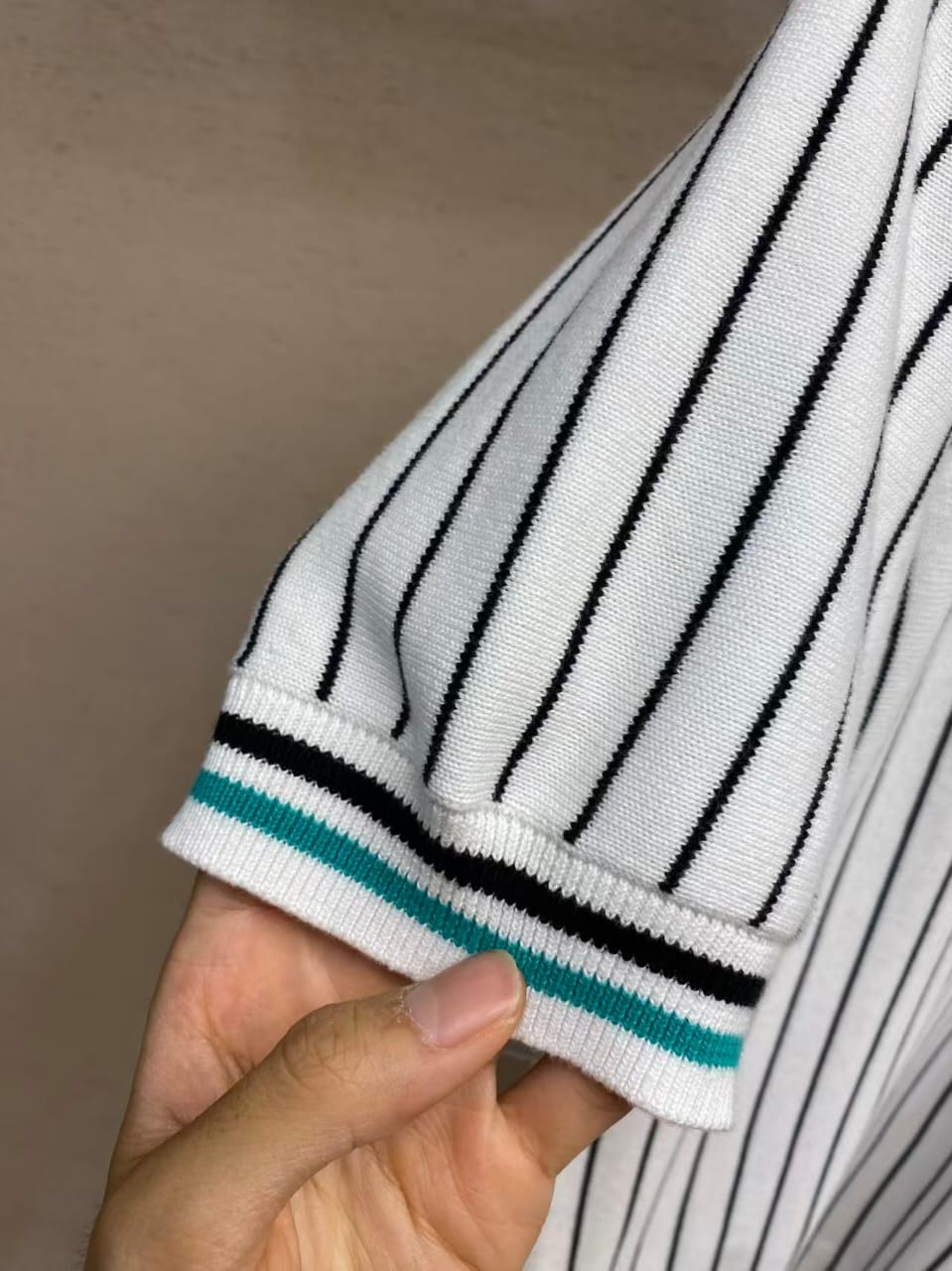 Louis Vuitton - Signature Striped Knit Polo Shirt