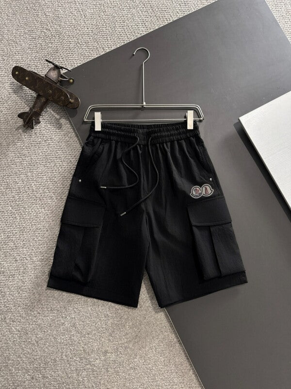 Moncler - Double Patch Cargo Shorts - Black