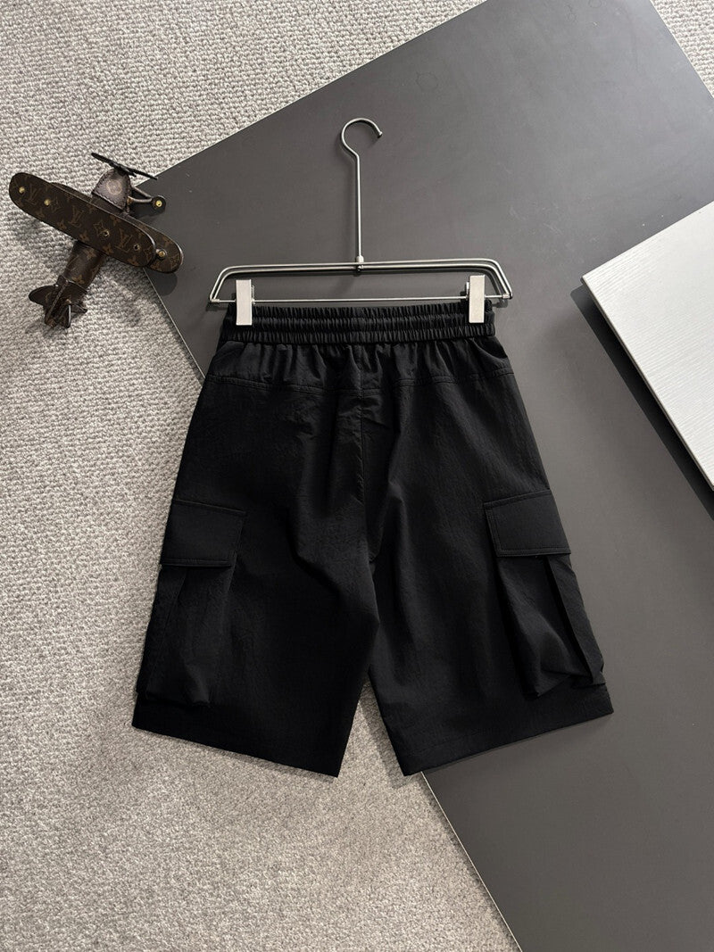Moncler - Double Patch Cargo Shorts - Black