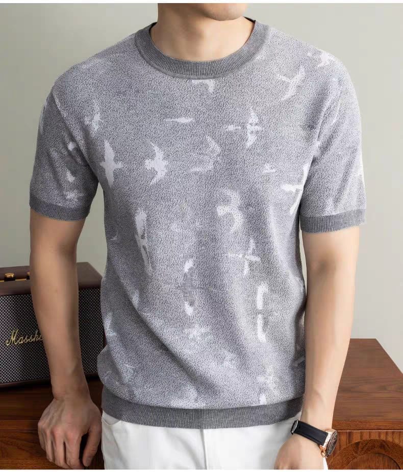 Loro Piana - Grey Knit T-Shirt