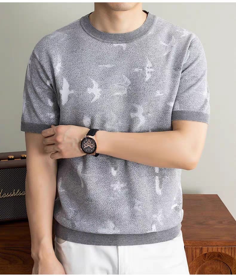 Loro Piana - Grey Knit T-Shirt