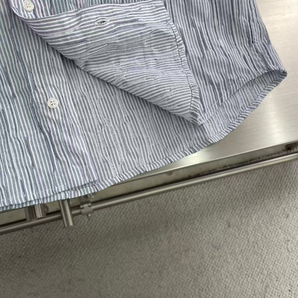 Loewe - Striped Shirt in Blue and White