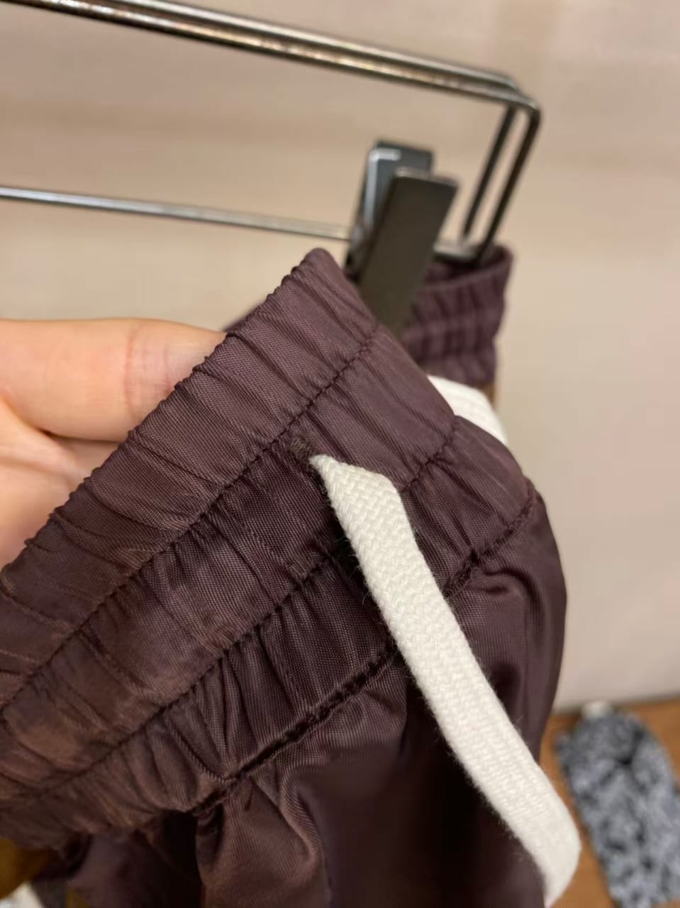 Loewe - Swim Shorts - Burgundy n Brown