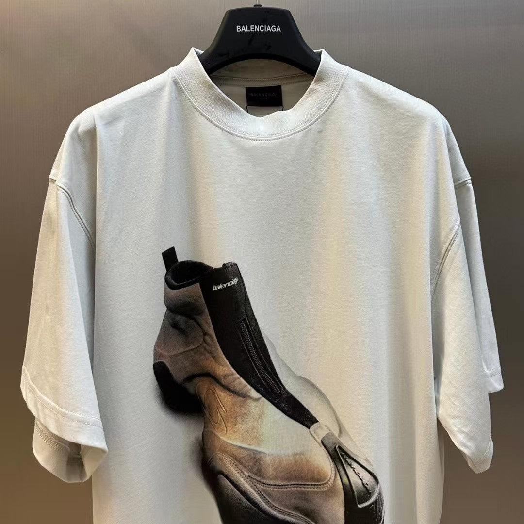 25SS BALENCIAGA Basketball Sneaker Tシャツ Balenciaga - 'Basketball Sneaker' Graphic T-Shirt – Lebsak