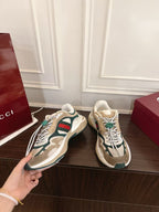 Gucci - Rhyton Mixed Material Sneakers