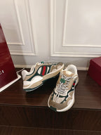Gucci - Rhyton Mixed Material Sneakers