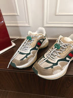Gucci - Rhyton Mixed Material Sneakers
