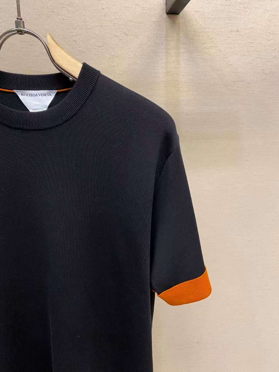 Bottega Veneta - Two-Tone Ribbed T-Shirt