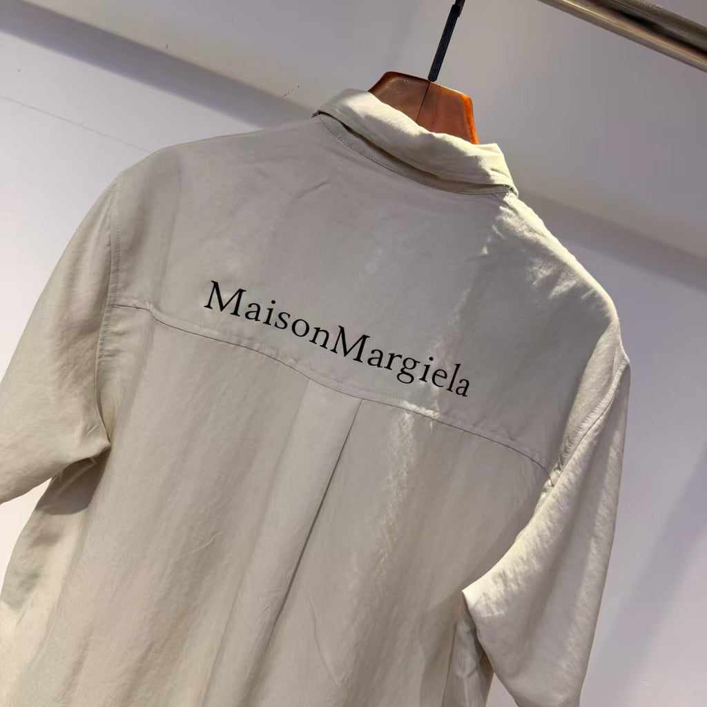 Maison Margiela - Short Sleeve Shirt - Beige